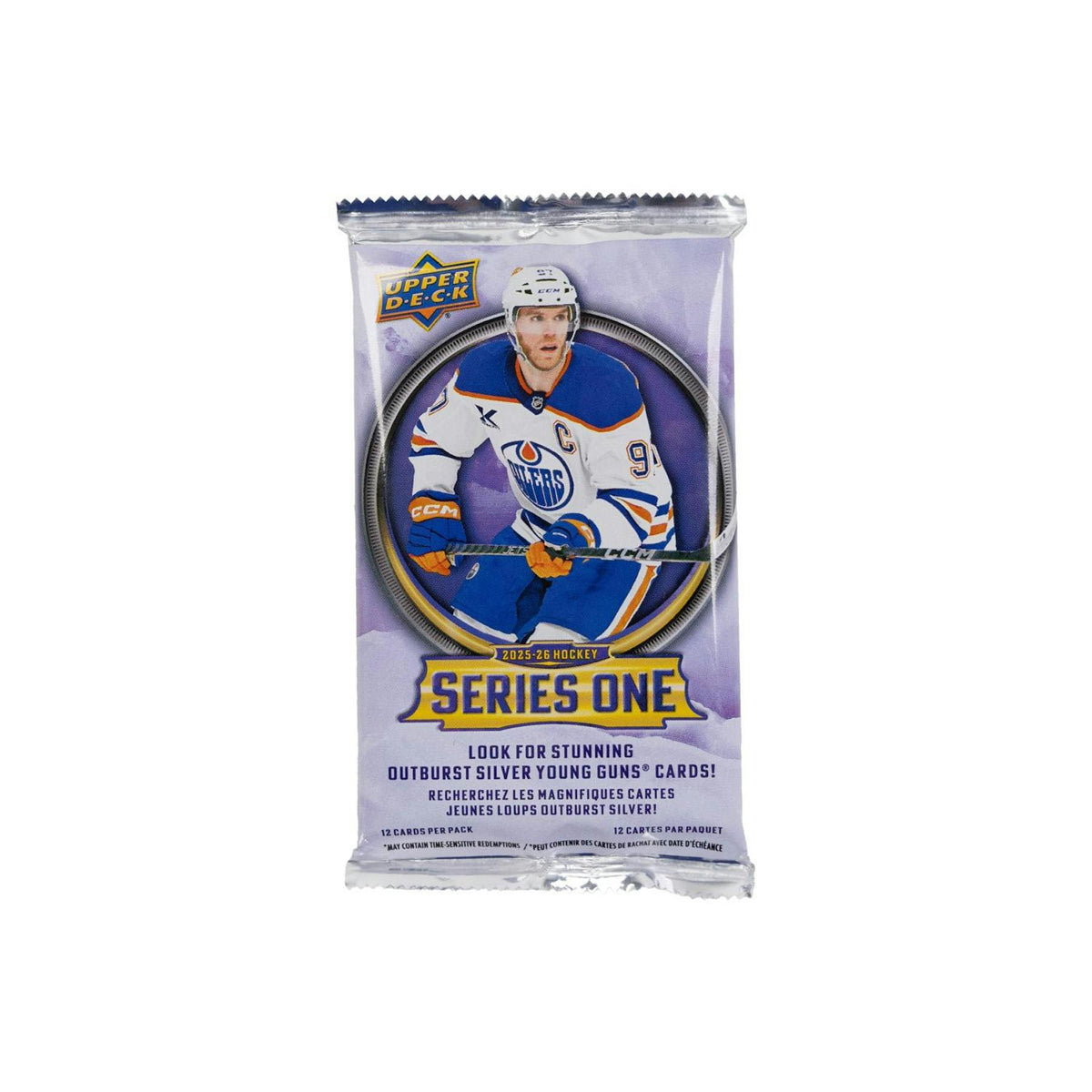 2025/26 Upper Deck Series 1 Hockey Mega Box Pack