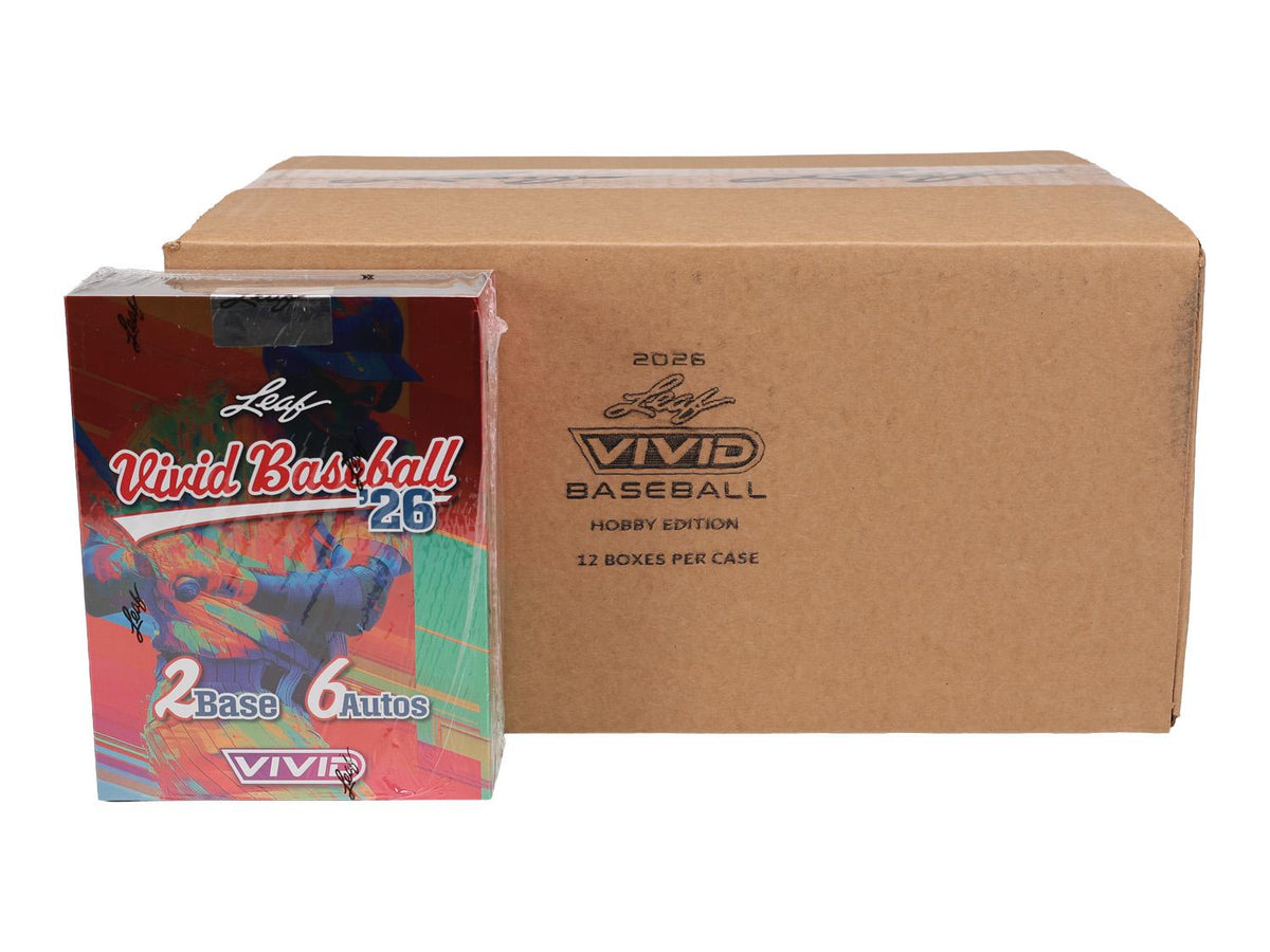 2026 Leaf Vivid Baseball Hobby 12-Box Case
