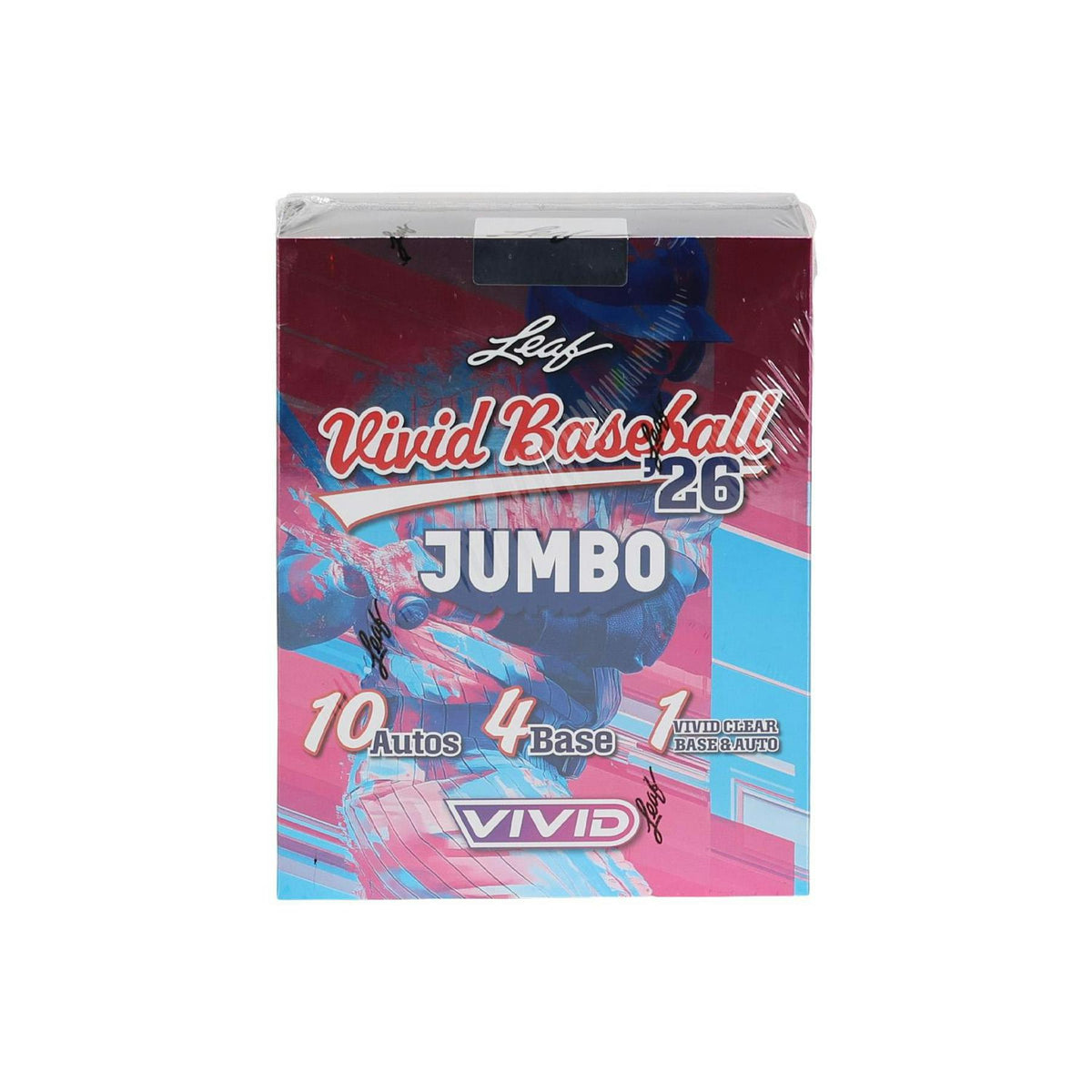 2026 Leaf Vivid Baseball Hobby Jumbo 6-Box Case