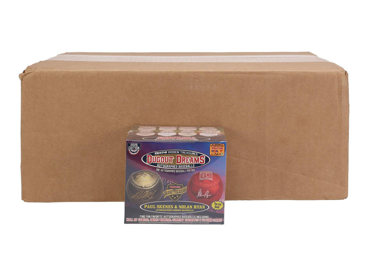 2026 TriStar Dugout Dreams Autographed Baseball 12-Box Case