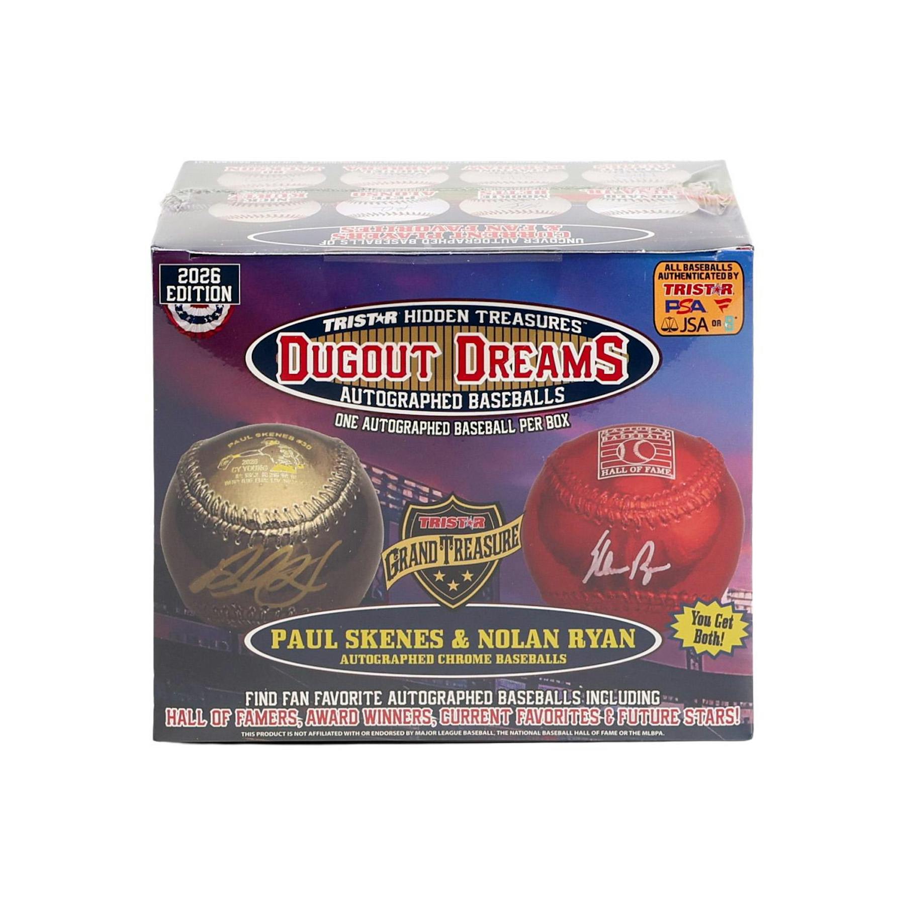 2026 TriStar Dugout Dreams Autographed Baseball Box