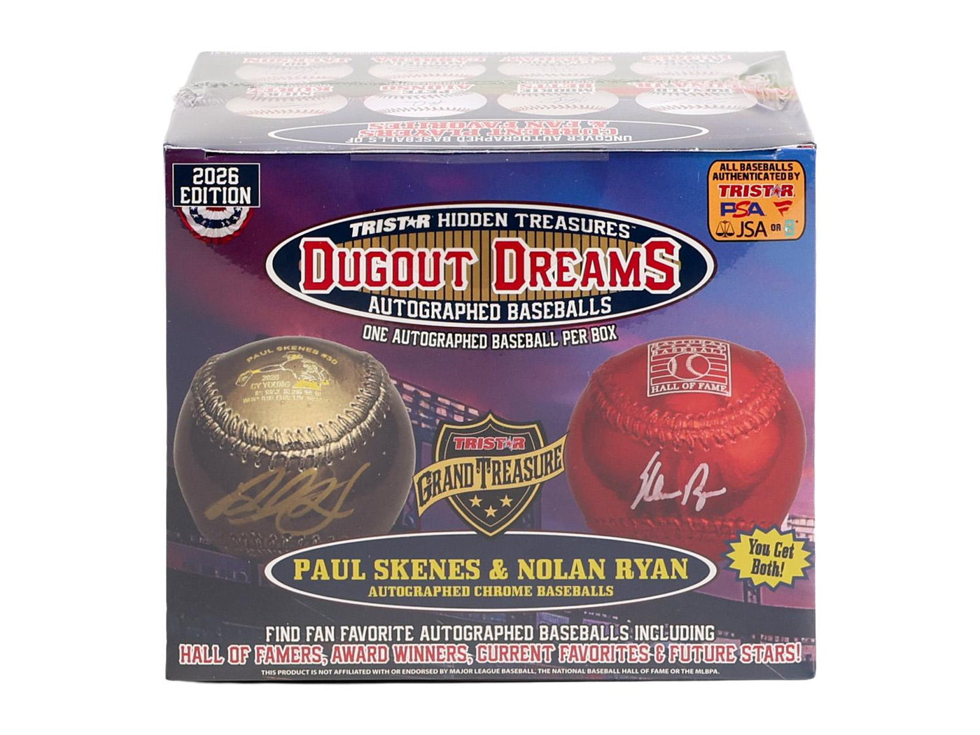 2026 TriStar Dugout Dreams Autographed Baseball Box