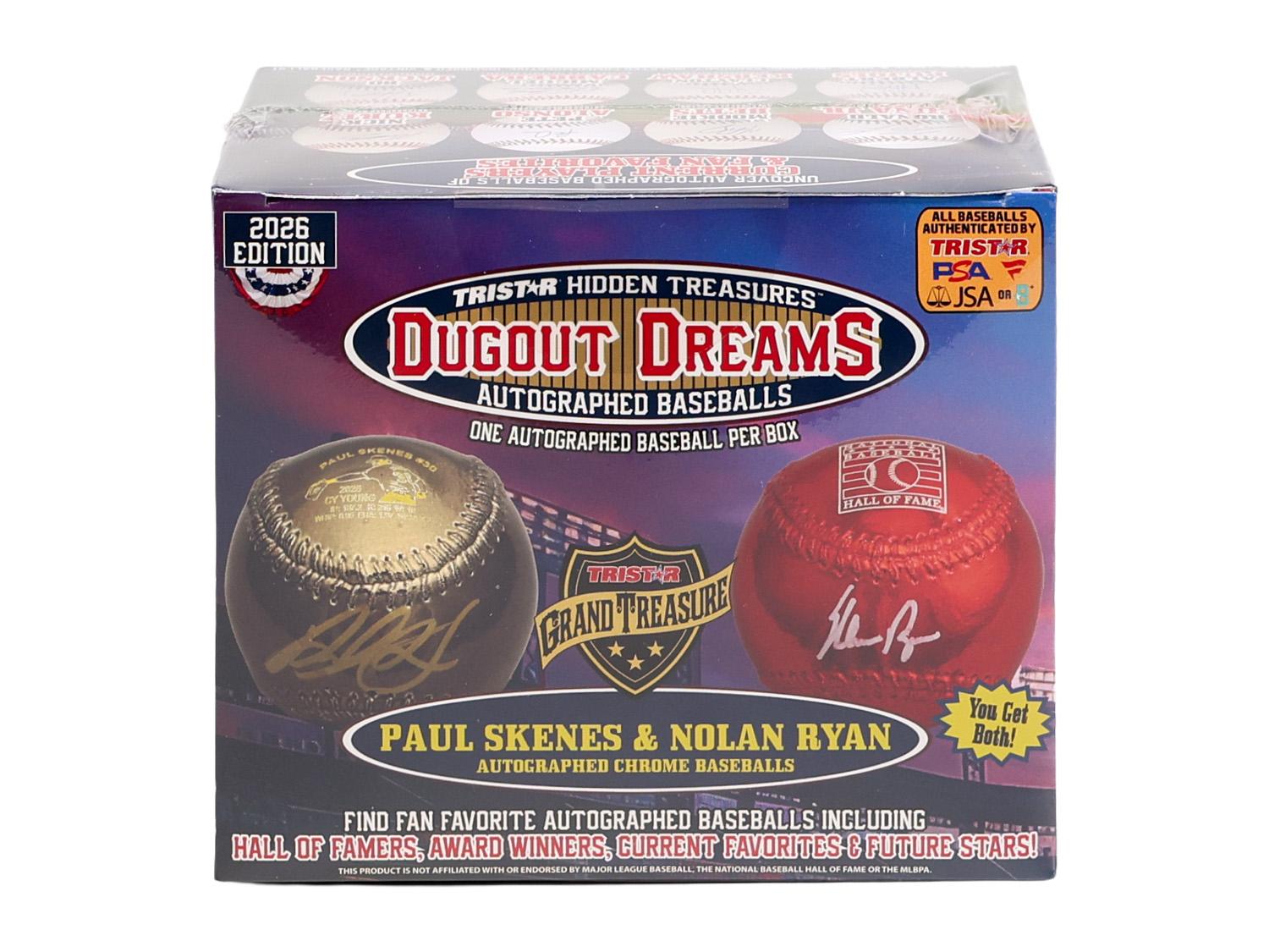 2026 TriStar Dugout Dreams Autographed Baseball Box