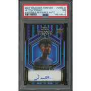2024 Upper Deck Black Panther Wakanda Forever #VRALW Letitia Wright as Shuri Valuable Resource Auto PSA 7 (NM)