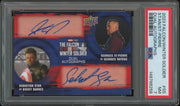 2023 Upper Deck The Falcon and The Winter Soldier #DASS Sebastian Stan & Georges St-Pierre Auto #19/25 PSA 7