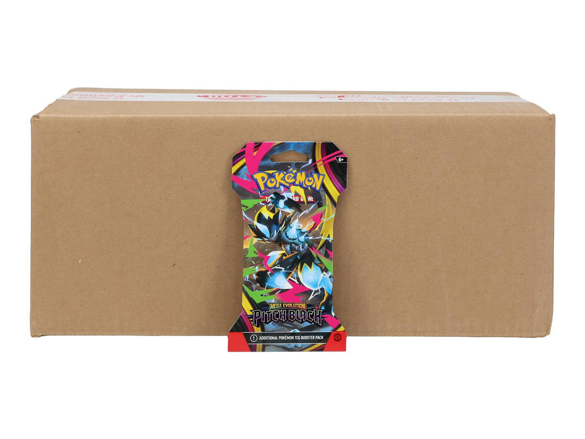 Pokemon Mega Evolution: Pitch Black Sleeved Booster 144-Pack Case