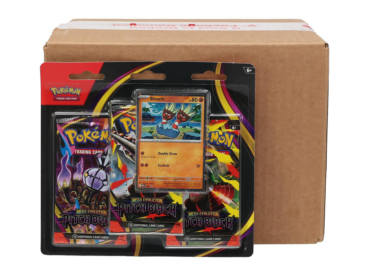 Pokemon Mega Evolution: Pitch Black 3-Pack Blister Case (24 Ct.)