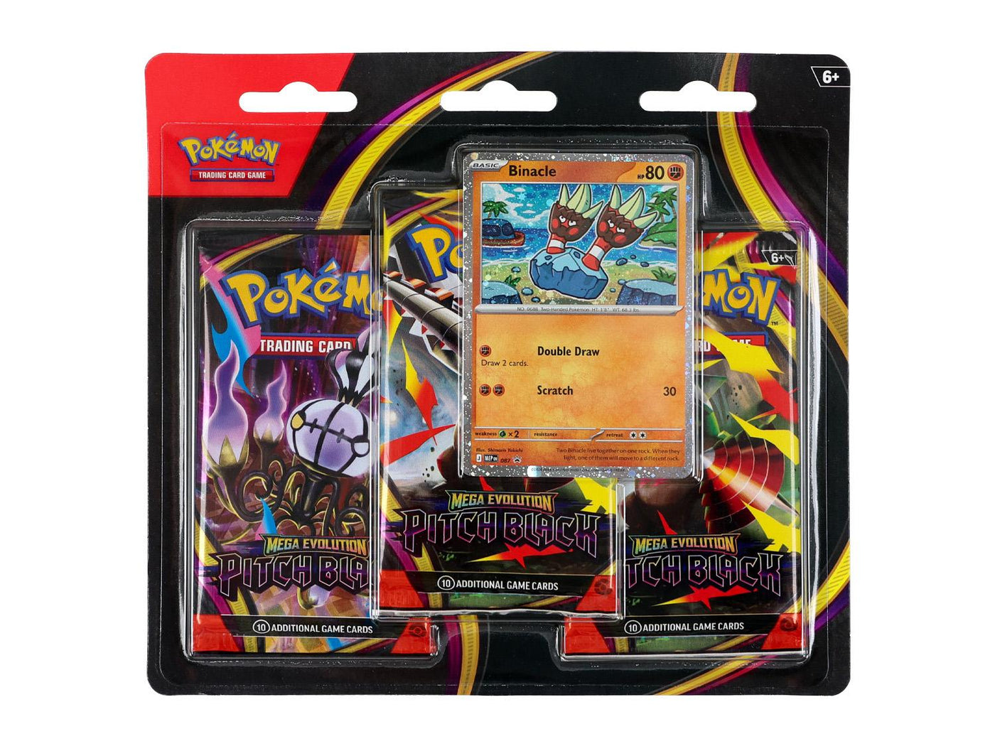 Pokemon Mega Evolution: Pitch Black 3-Pack Blister