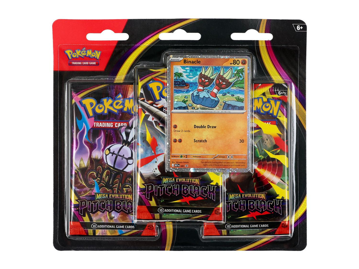 Pokemon Mega Evolution: Pitch Black 3-Pack Blister