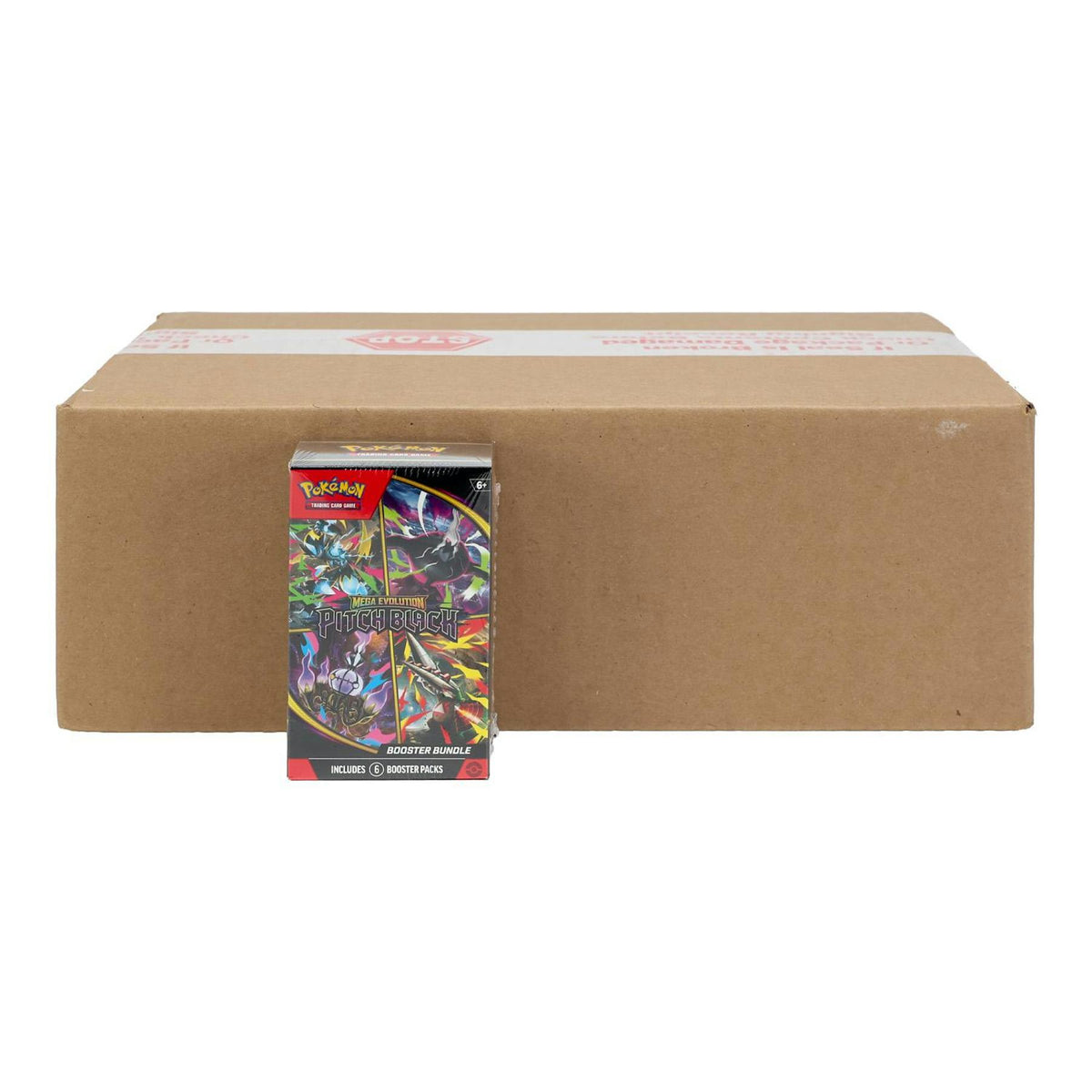 Pokemon Mega Evolution: Pitch Black 6-Pack Booster 25-Bundle Case
