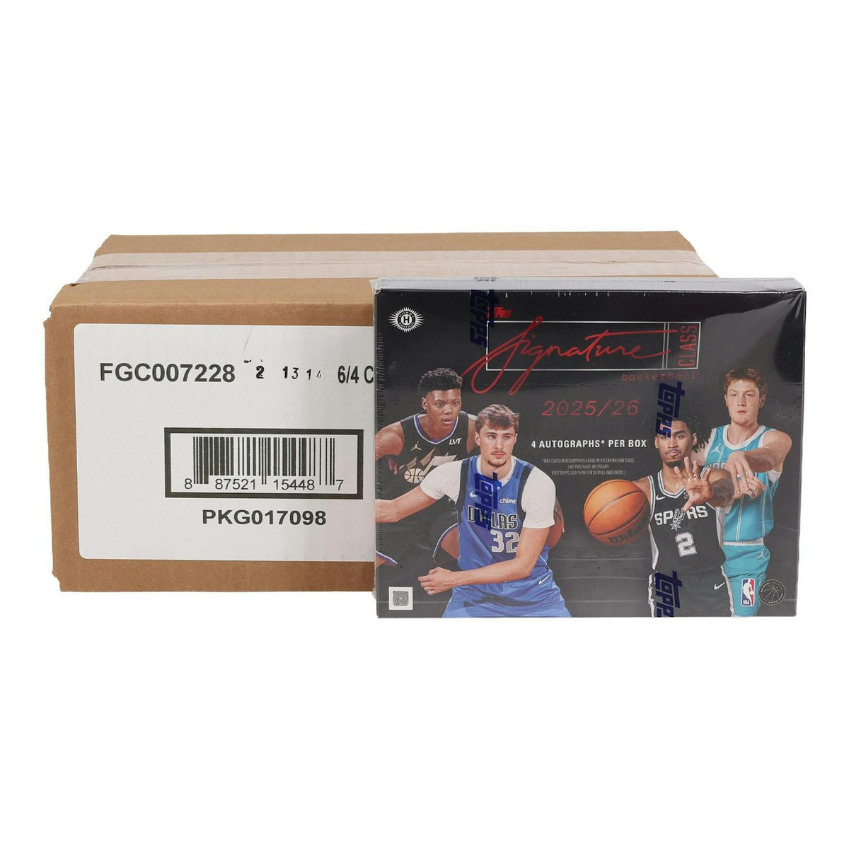 2025/26 Topps Signature Class Basketball Hobby Jumbo 6-Box Case
