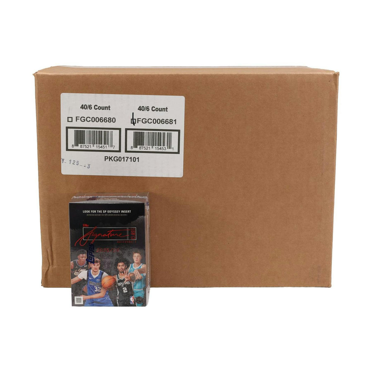 2025/26 Topps Signature Class Basketball Blaster 40-Box Case