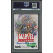 2011 Rittenhouse Marvel Universe Andy Price Cyclops SketchaFEX Sketch Card #1/1 PSA 9 (MINT)
