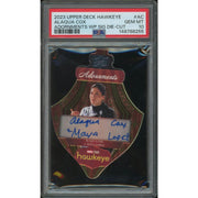 2023 Hawkeye #ADWSAC Alaqua Cox as Maya Lopez Adornments Wrapping Paper Die-Cut Light FX Auto #19/25 PSA 10