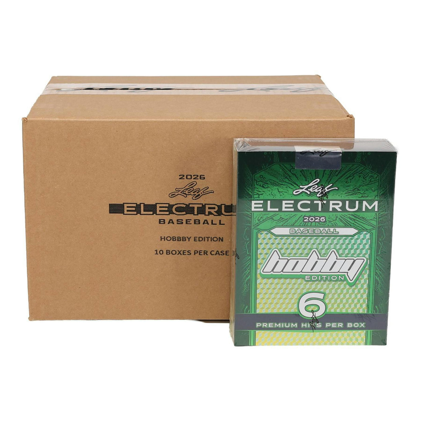 2026 Leaf Electrum Baseball Hobby 10-Box Case