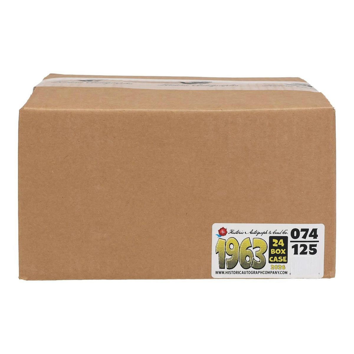2026 Historic Autographs 1963 Moments That Became History Hobby 24-Box Case