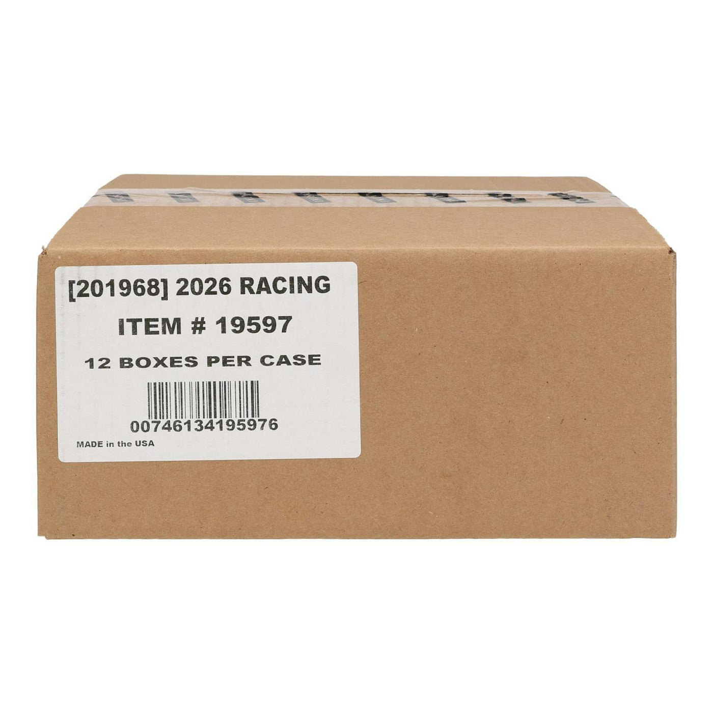 2026 Panini Select NASCAR Racing Hobby 12-Box Case