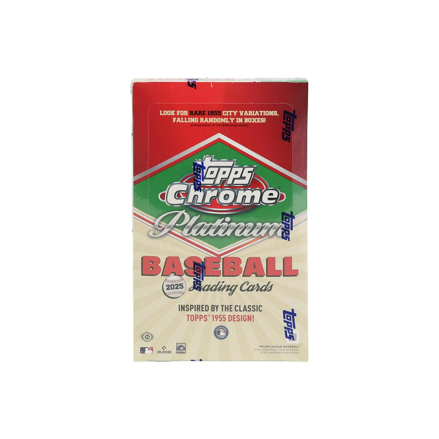 2025 Topps Chrome Platinum '55 Baseball Hobby 12-Box Case