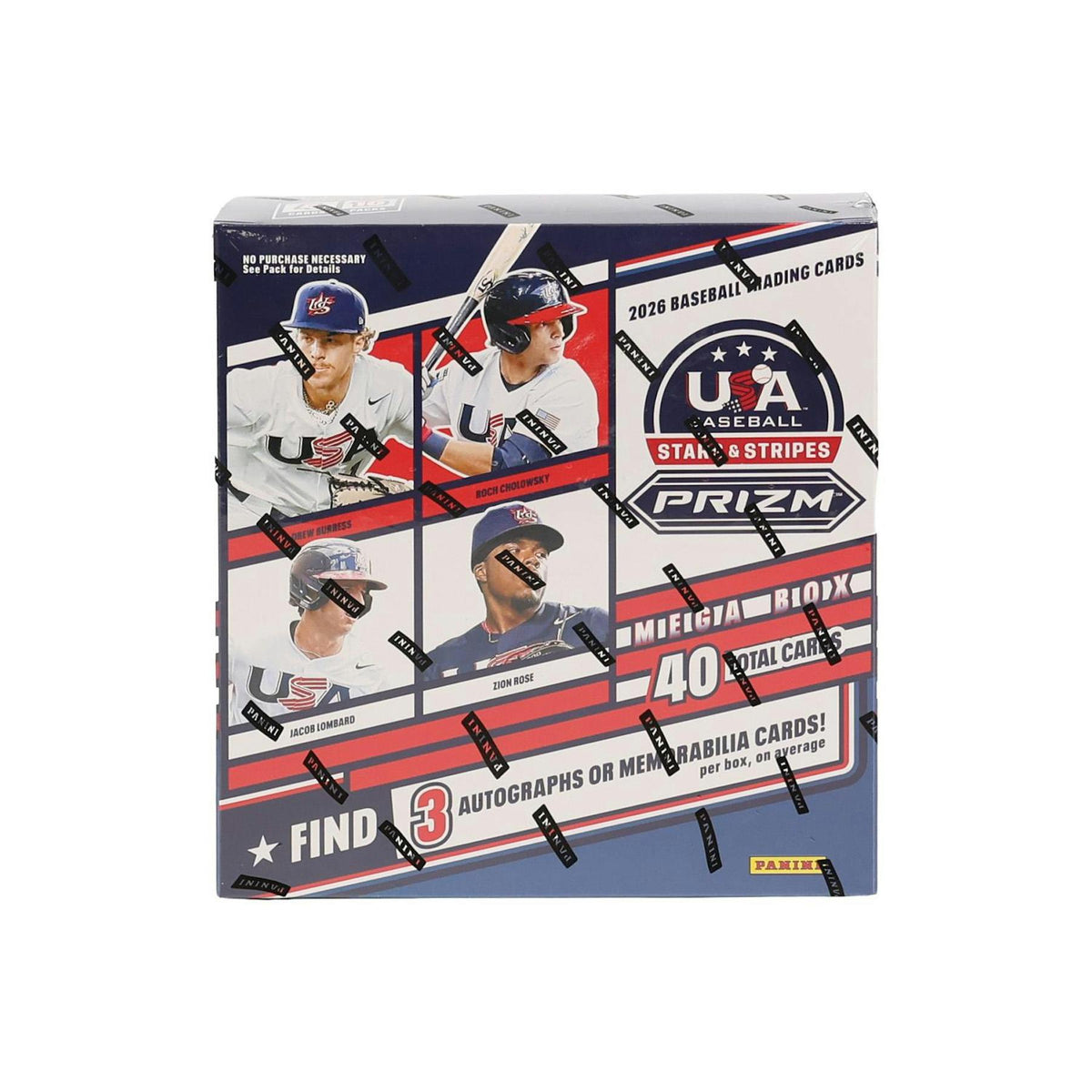 2026 Panini USA Stars & Stripes Prizm Baseball Mega Box