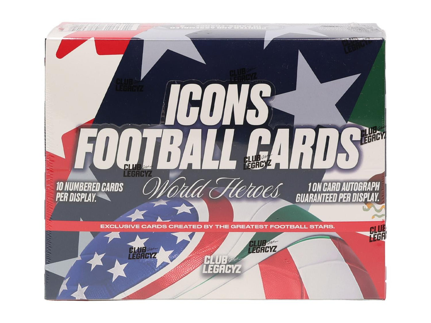 2026 Club Legacyz Icons World Heroes Soccer Fourth Edition Hobby Box