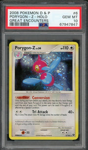 2008 Pokemon D & P Great Encounters Porygon-Z Holo #6 PSA 10