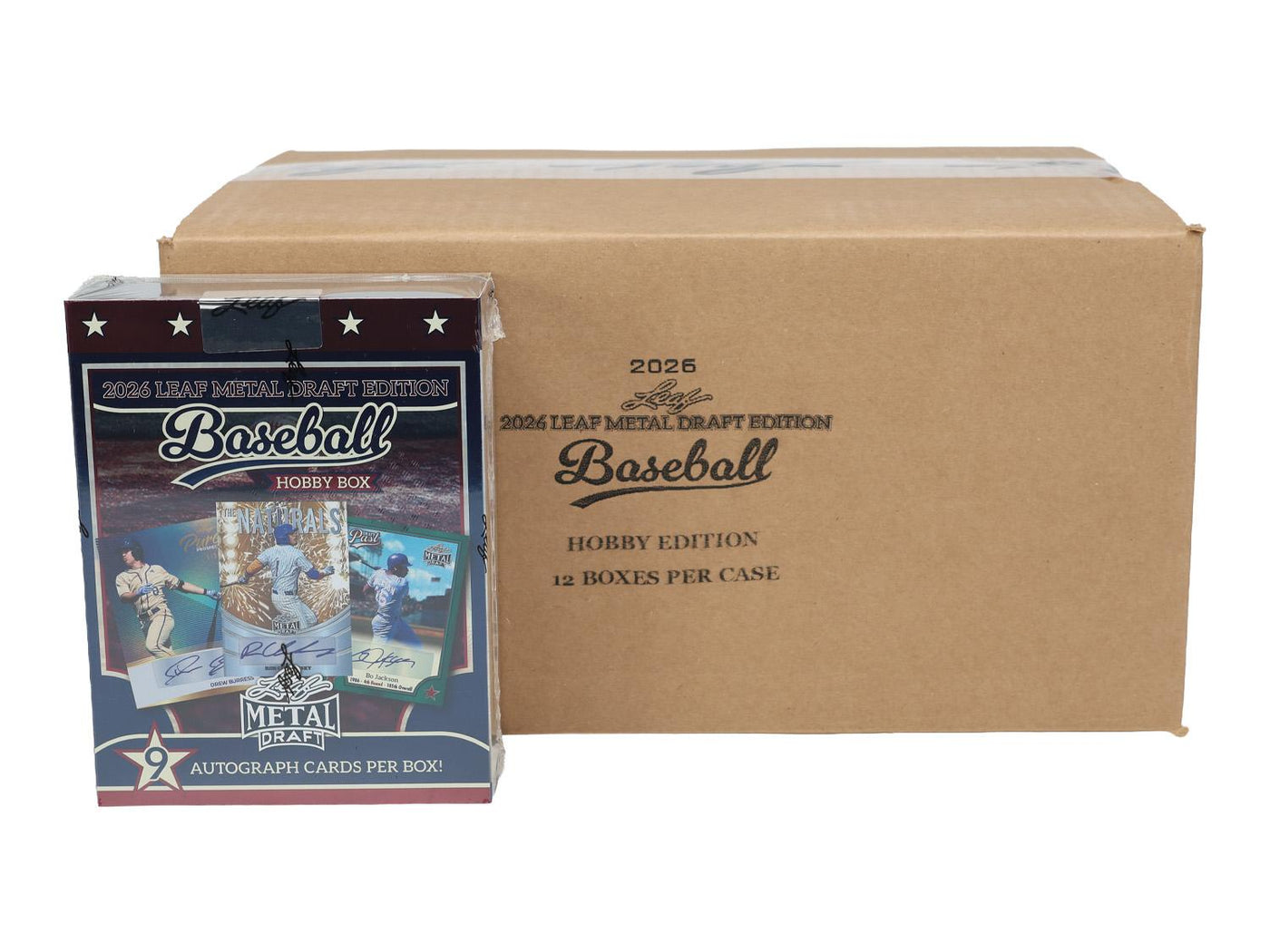 2026 Leaf Metal Draft Baseball Hobby 12-Box Case