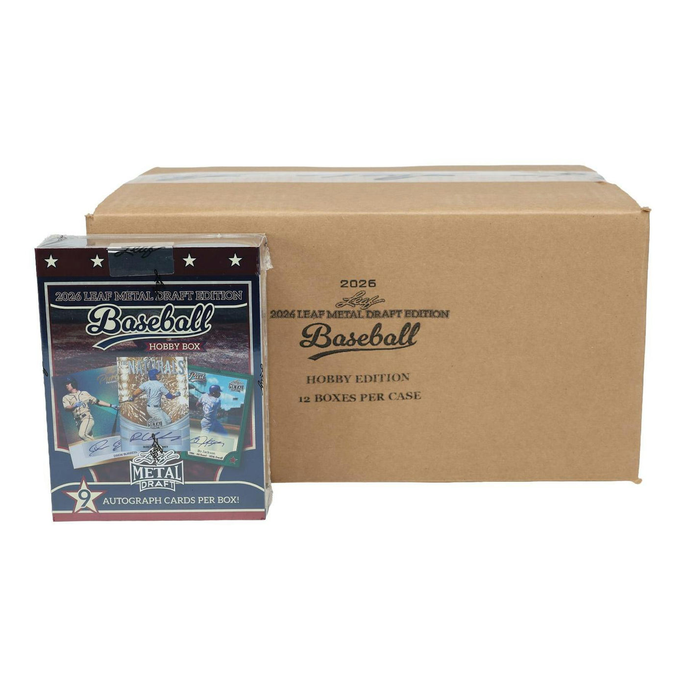 2026 Leaf Metal Draft Baseball Hobby 12-Box Case