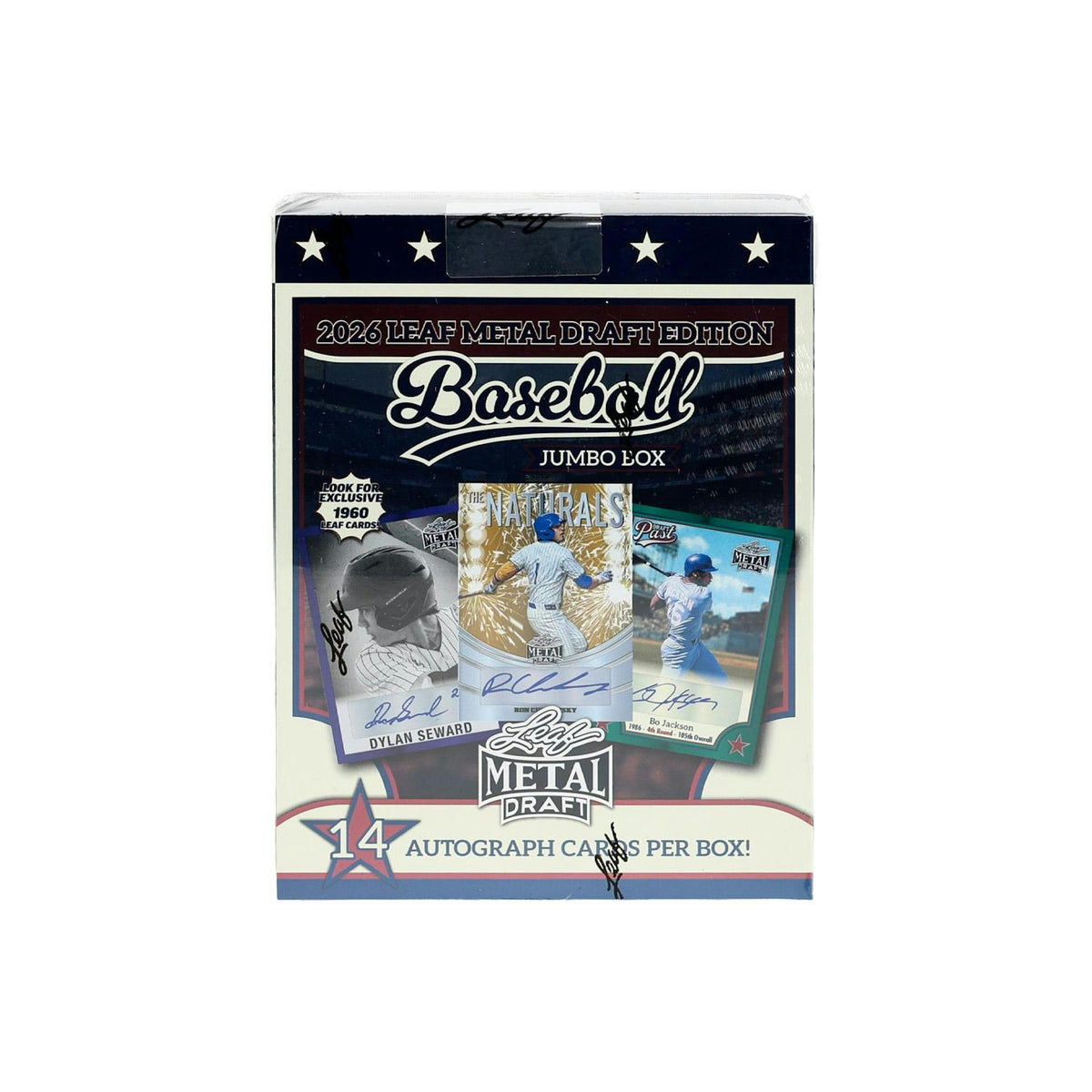 2026 Leaf Metal Draft Baseball Mega Jumbo 8-Box Case