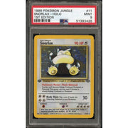 1999 Pokemon Jungle Snorlax Holo 1st Edition #11 PSA 9