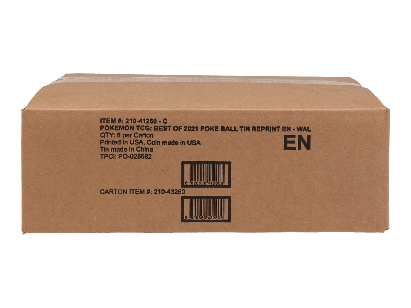 Pokemon Poke Ball Best of 2021 6-Tin Case (2023 Reprint)