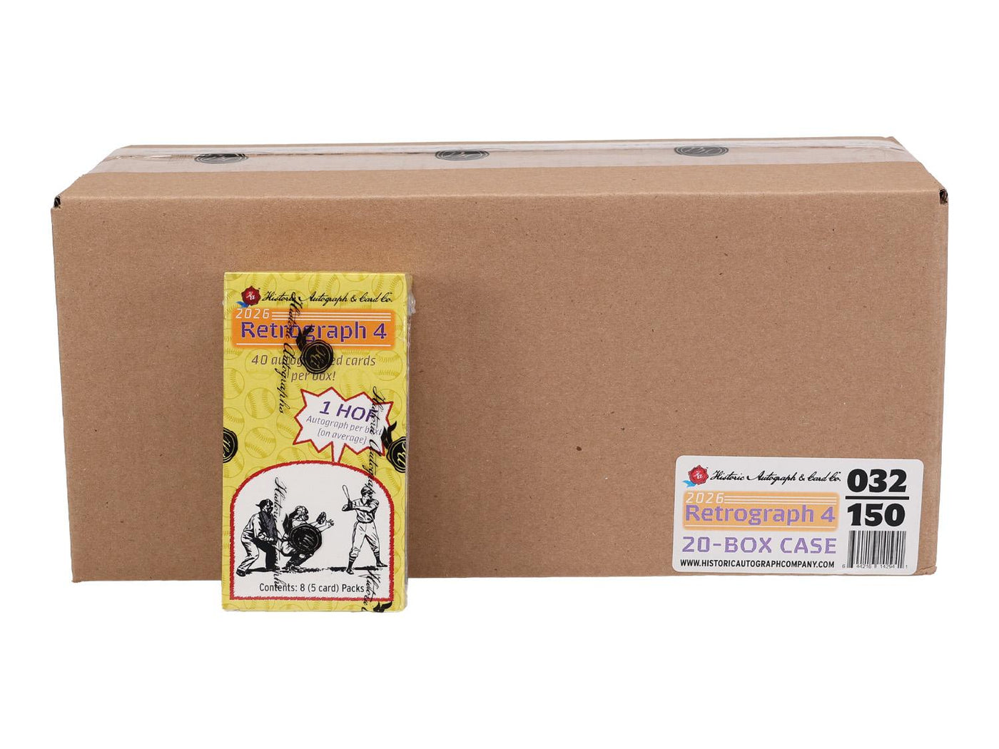 2026 Historic Autographs Retrograph 4 Baseball Hobby 20-Box Case
