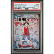 2026 One Piece EN Monkey D. Luffy College Basketball US Voyage P-055 PSA 10