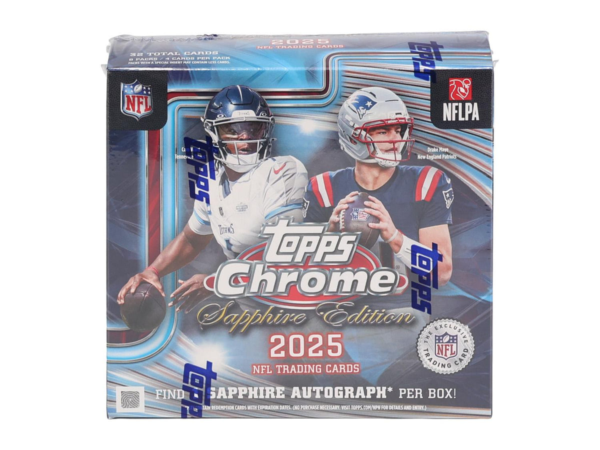 2025 Topps Chrome Football Sapphire Edition Box