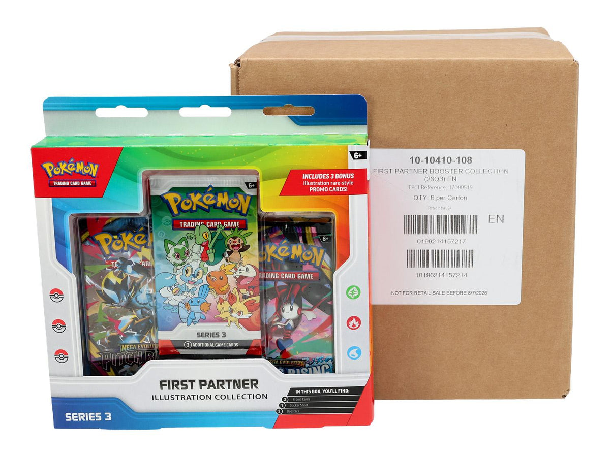Pokemon First Partner Illustration Collection Series 3 6-Box Case