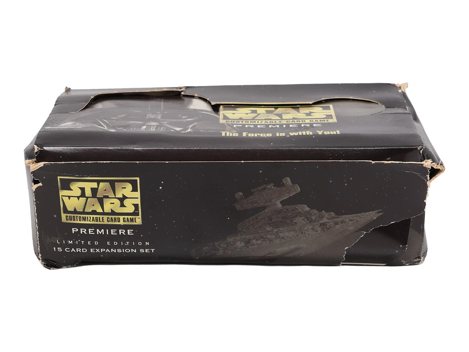 Decipher Star Wars Premiere Limited Edition Opened Booster Box 36 Pack Lot - First Black Border Printing