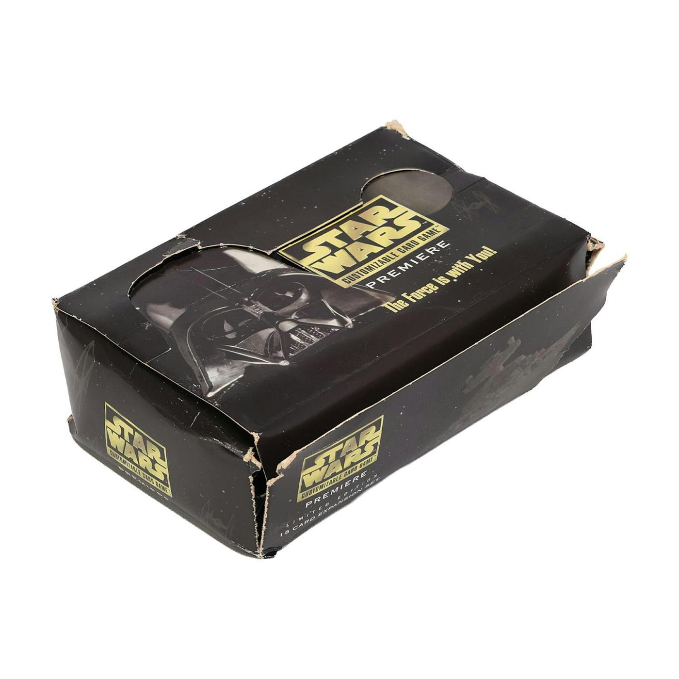 Decipher Star Wars Premiere Limited Edition Opened Booster Box 36 Pack Lot - First Black Border Printing