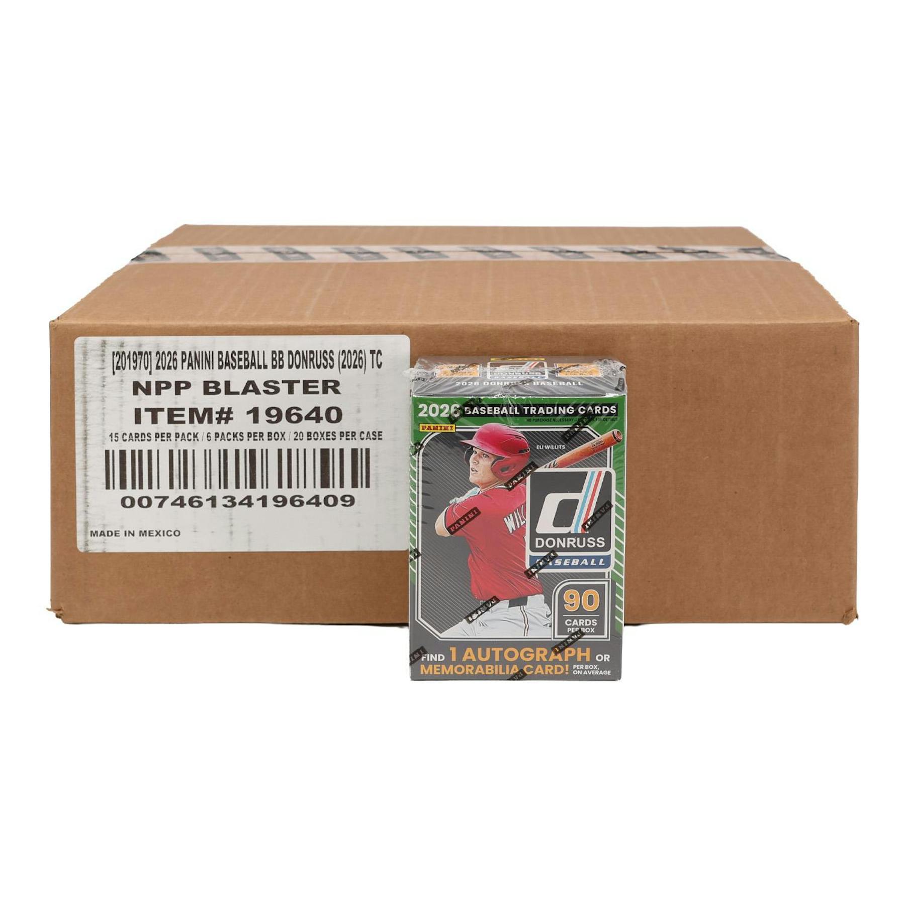 2026 Panini Donruss Baseball Blaster 20-Box Case