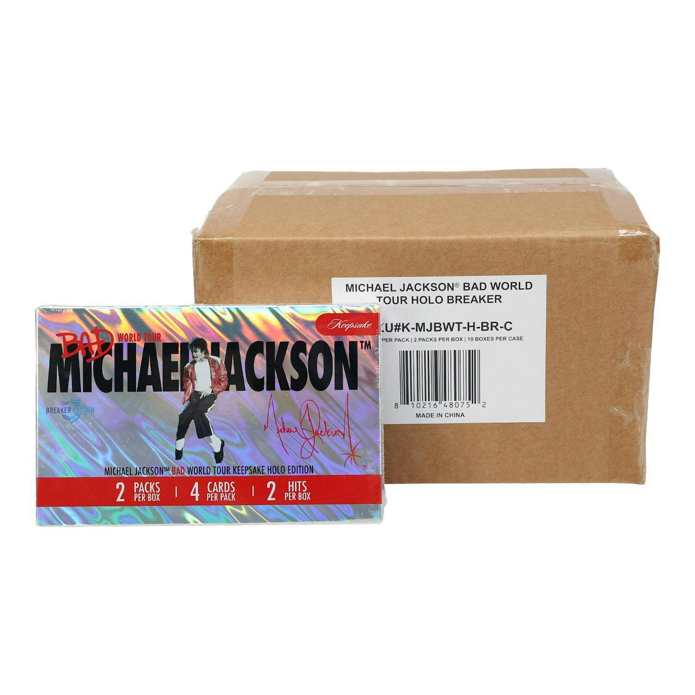 2026 Michael Jackson Bad World Tour Keepsake Holo Edition Breaker 10-Box Case
