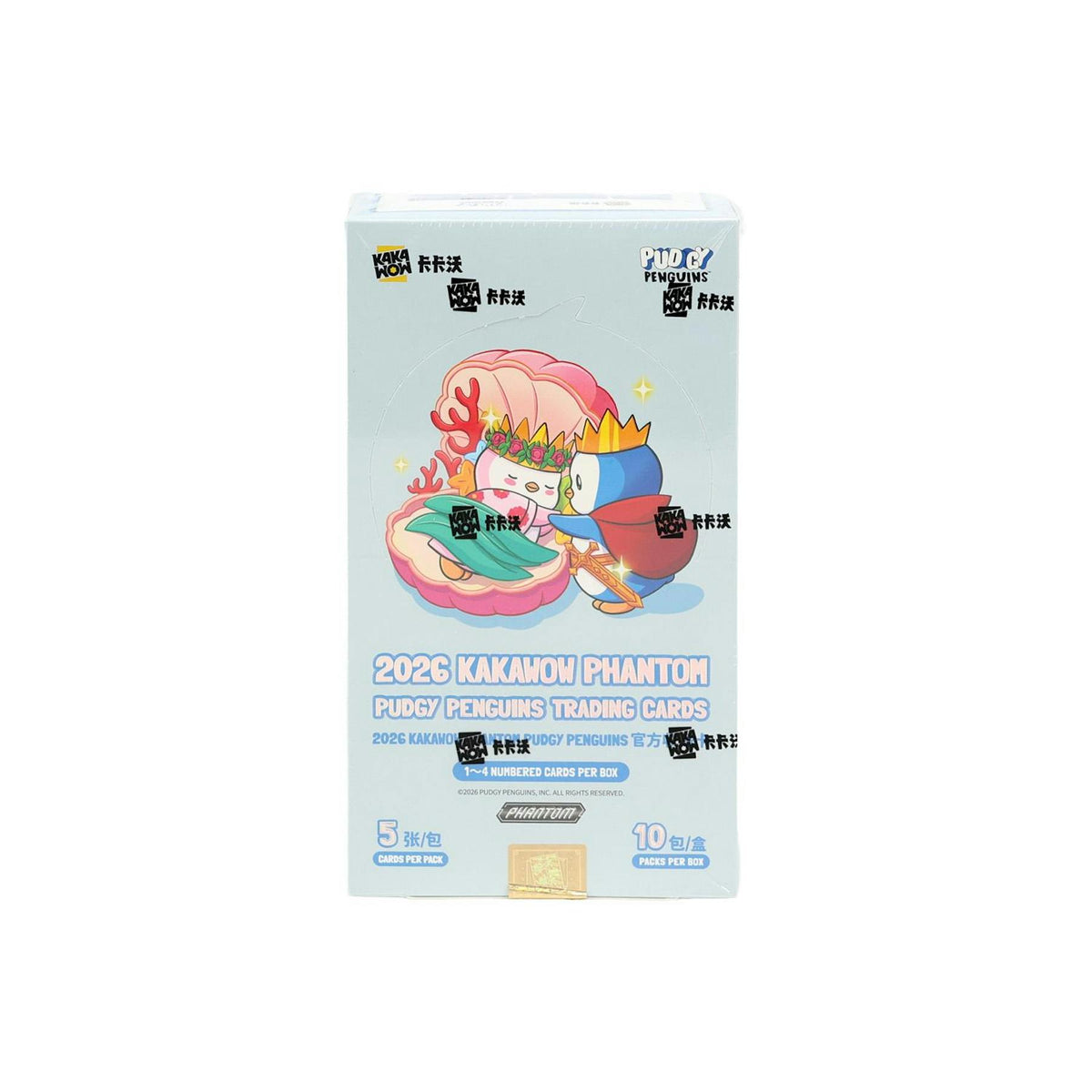 2026 Kakawow Phantom Pudgy Penguins Hobby 10-Box Case
