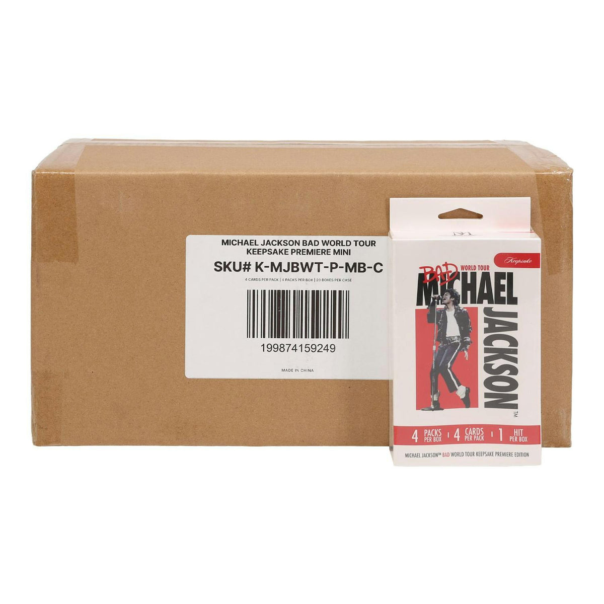 2026 Michael Jackson Bad World Tour Keepsake Premiere Edition Mini 20-Box Case