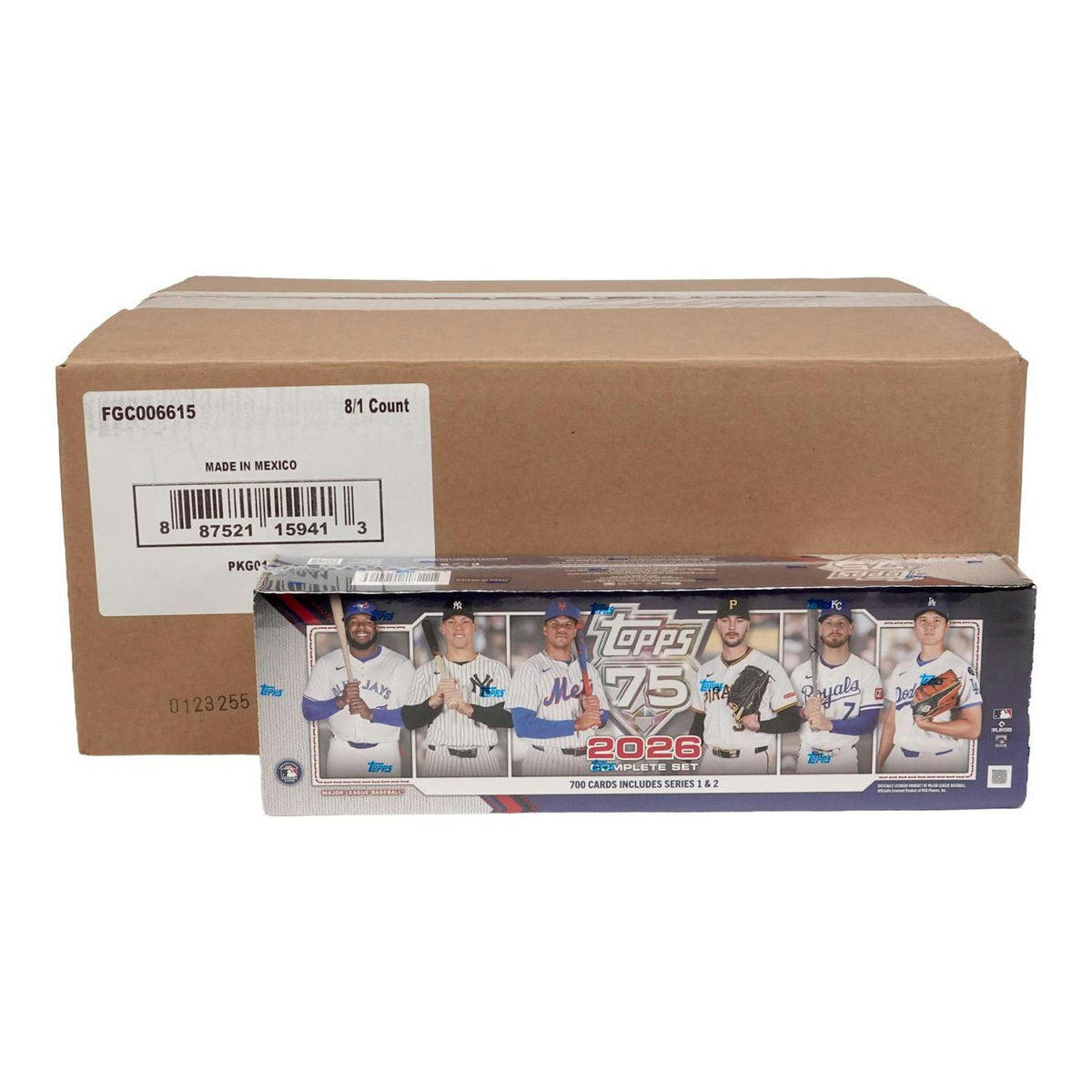 2026 Topps Factory Set Baseball (Box) Case (8 Sets)