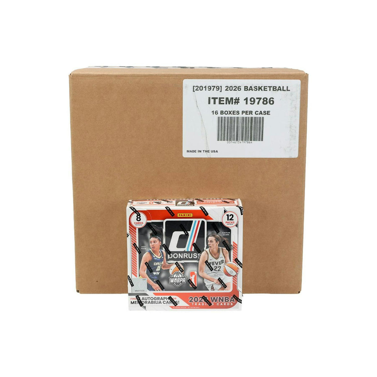 2026 Panini Donruss WNBA Basketball Hobby 16-Box Case (Presell)