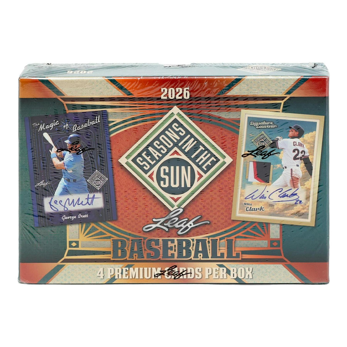 2026 Leaf Seasons in the Sun Baseball Hobby Box