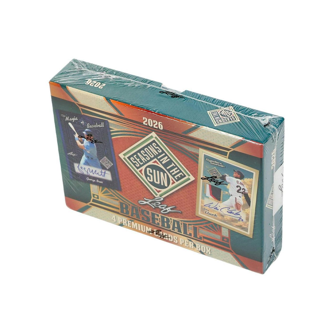 2026 Leaf Seasons in the Sun Baseball Hobby 10-Box Case