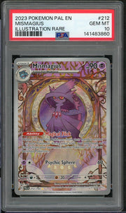 2023 Pokemon Paldea Evolved Mismagius Illustration Rare #212 PSA 10