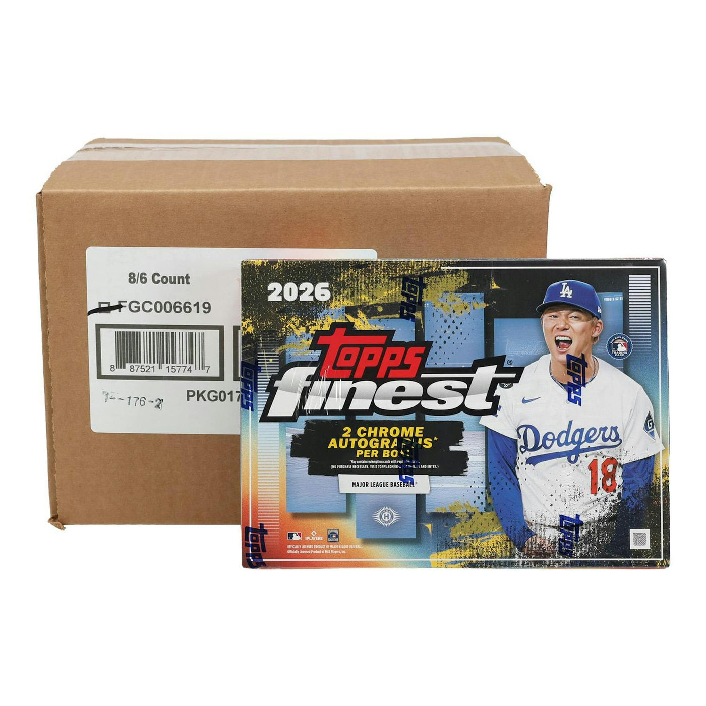 2026 Topps Finest Baseball Hobby 8-Box Case