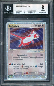 2003 Pokemon EX Dragon Latias ex Holo Rare #93 BGS 8