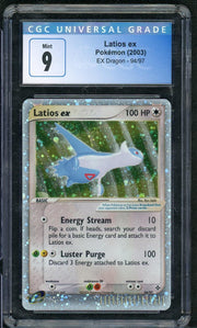 2003 Pokemon Ex Dragon Latios Ex Holo #94 CGC 9