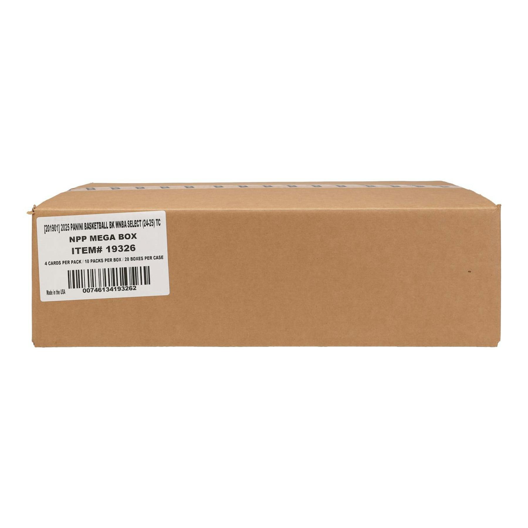 2025 Panini Select WNBA Basketball Mega 20-Box Case