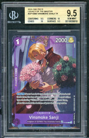 2025 One Piece Legacy of the Master Vinsmoke Sanji Treasure Rare BGS 9.5